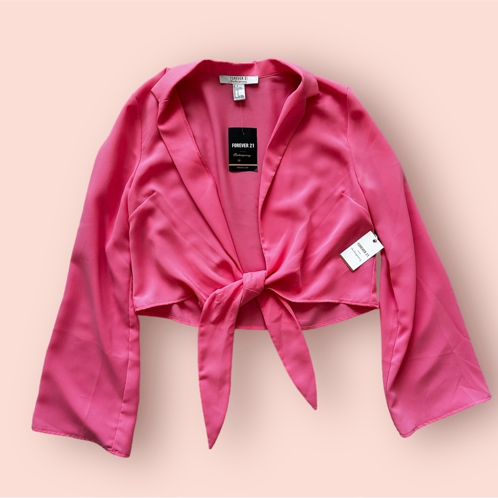 Forever 21 Tie Front Top